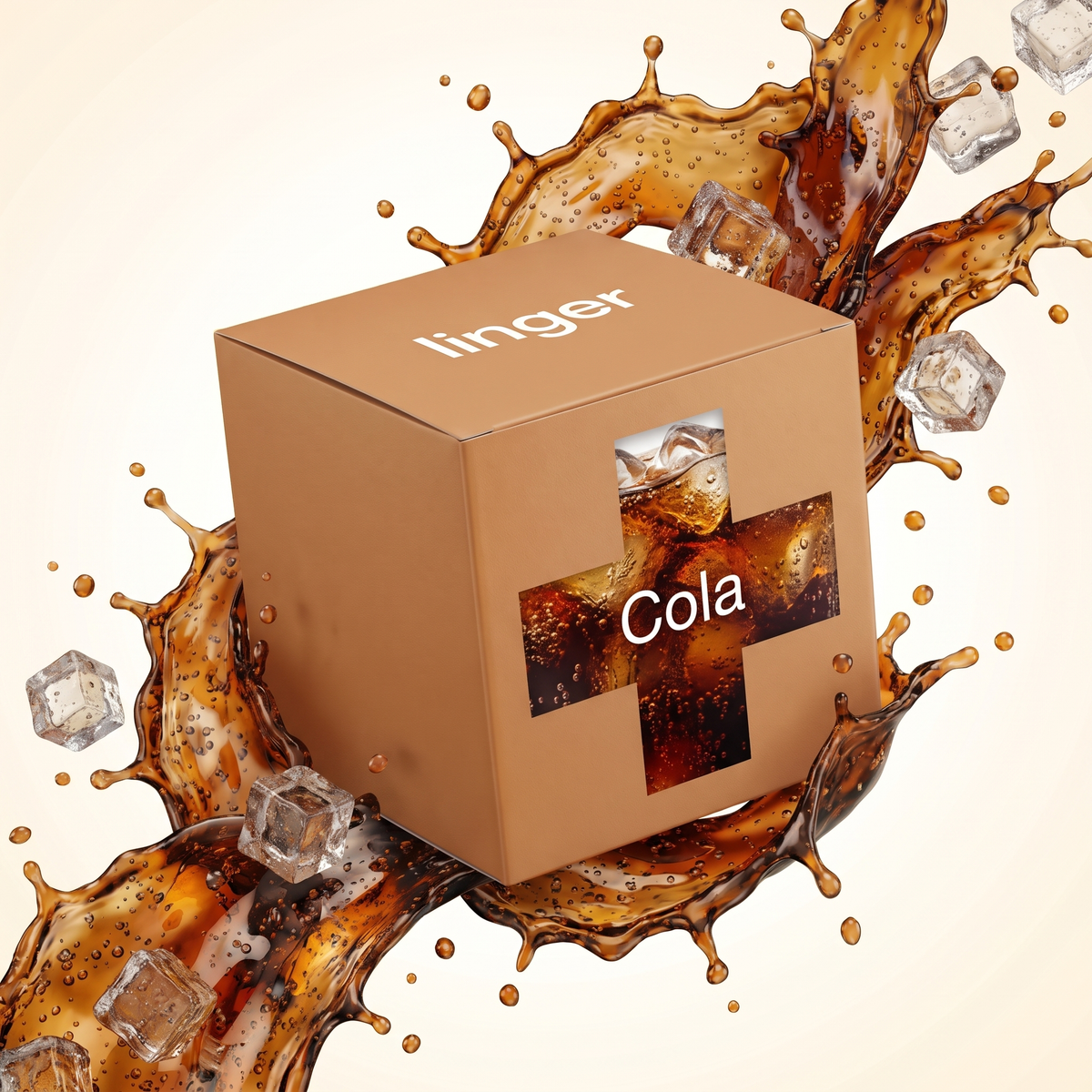 Cola flavour box