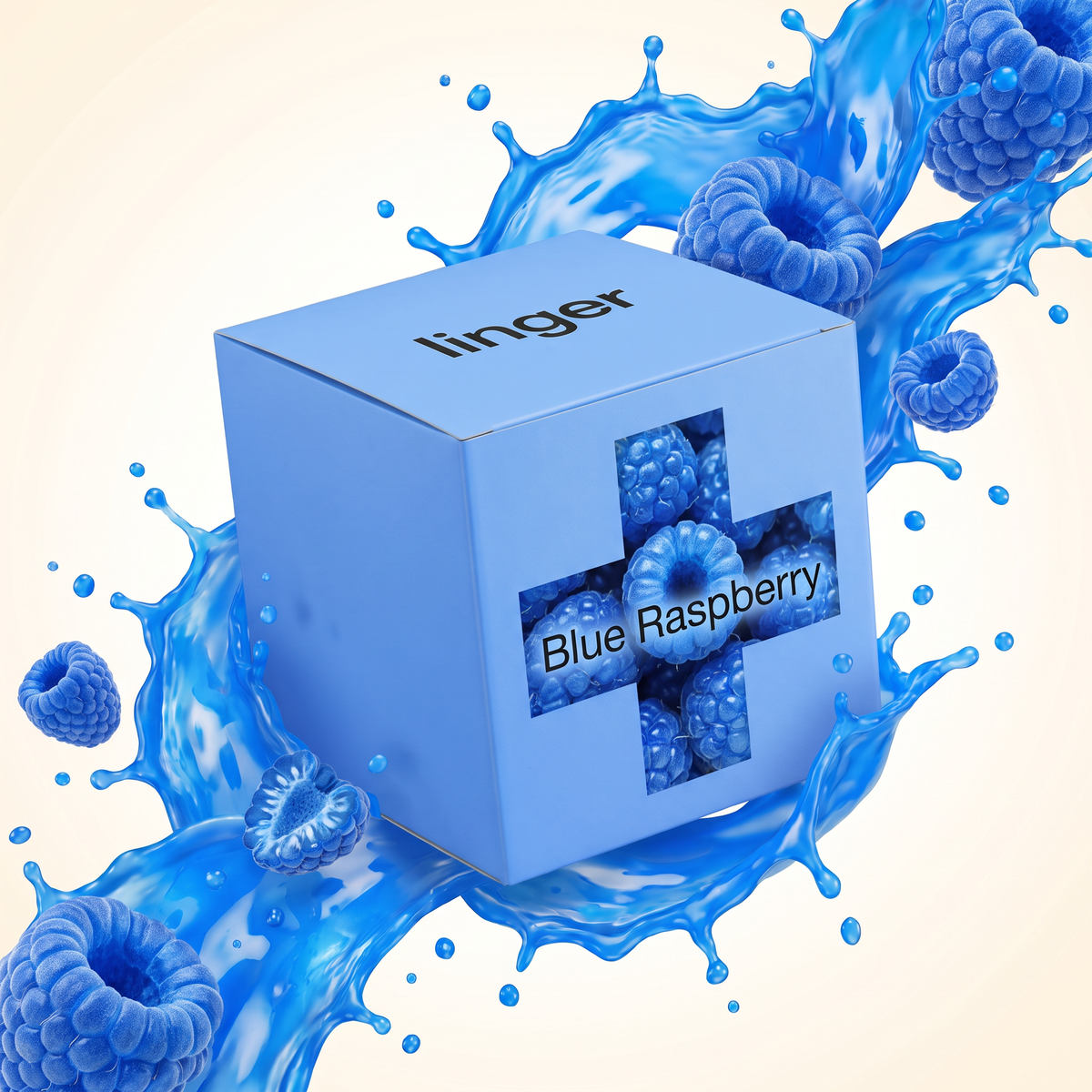 Blue Raspberry flavour box
