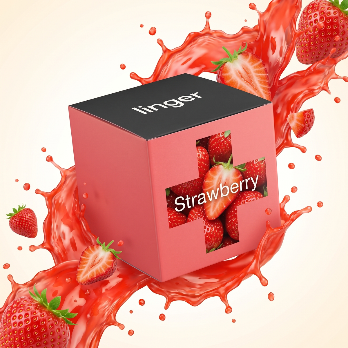 Strawberry flavour box