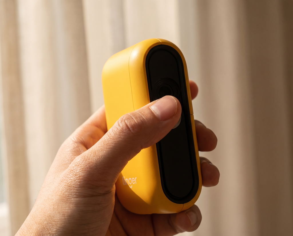 Linger Spray held in hand